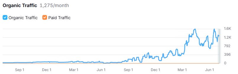 ashleerv - 1yr - organic traffic